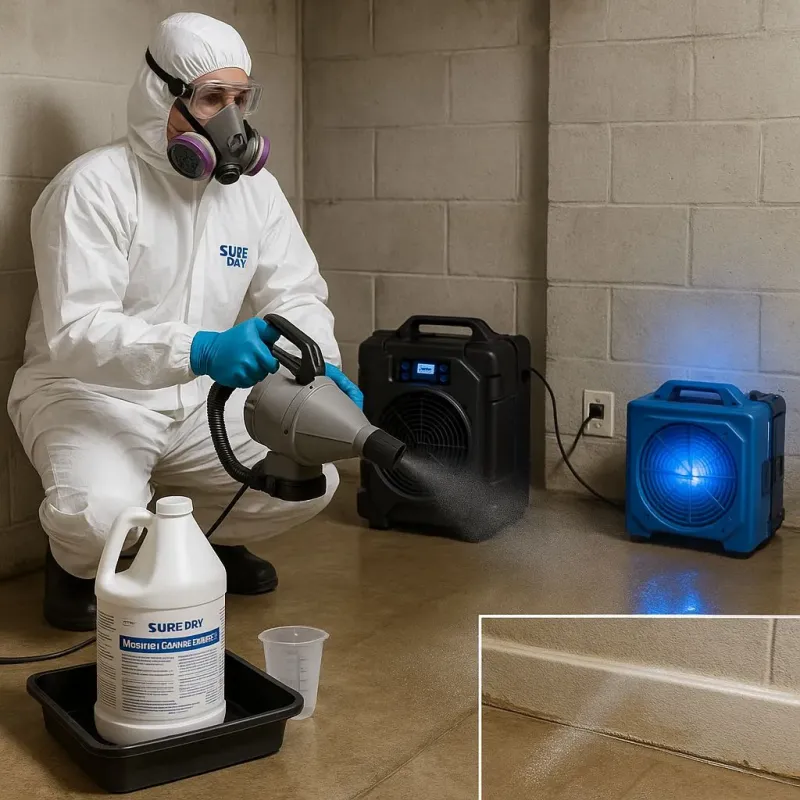 Sanitization and Odor Removal process in Dakota, WI