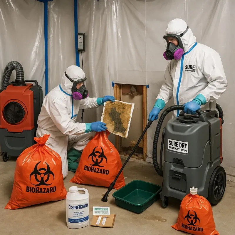 Contaminated Water Handling Protocols process in Dakota, WI